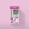 A pink package of decorative sticky notes and stickers against a light pink background. The package includes various shapes like speech bubbles, notes, and cute icons, some featuring grocery lists and reminders. The package is labeled "JOOD Planner Sticker Collection".