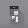 Introducing the JOOD Planner Sticker Collection against a neutral gray background. This stationery set includes an assortment of sticky notes and page markers in fun shapes like folders, stickynote, and list pad, all designed with a striking black, white, and red color scheme. The packaging also features small printed icons for added detail.
