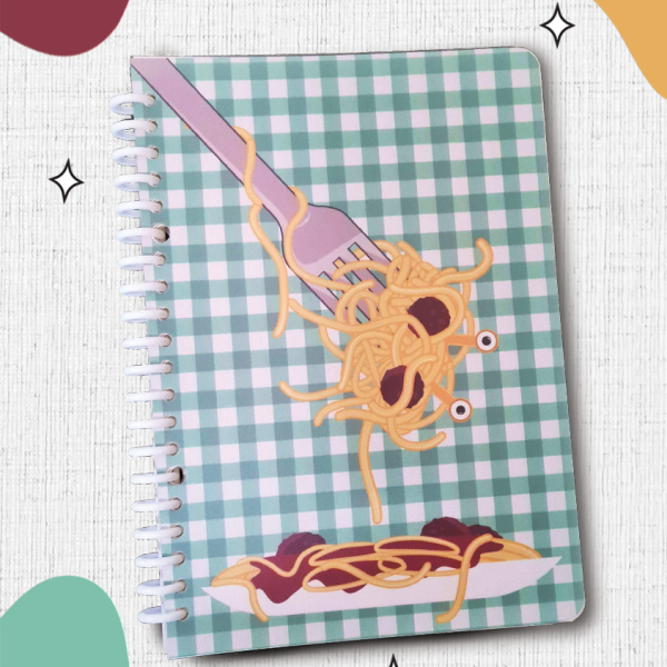 There's Something In My Spaghetti - Flying Spaghetti Monster Notebook