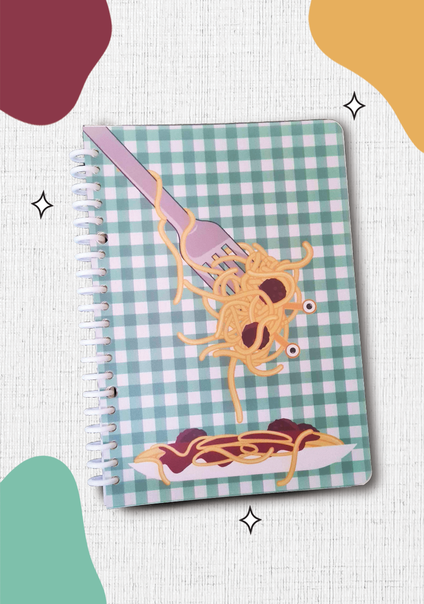 There’s Something In My Spaghetti – Flying Spaghetti Monster Notebook