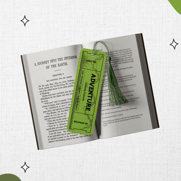 Ticket to Another World - Adventure Bookmark