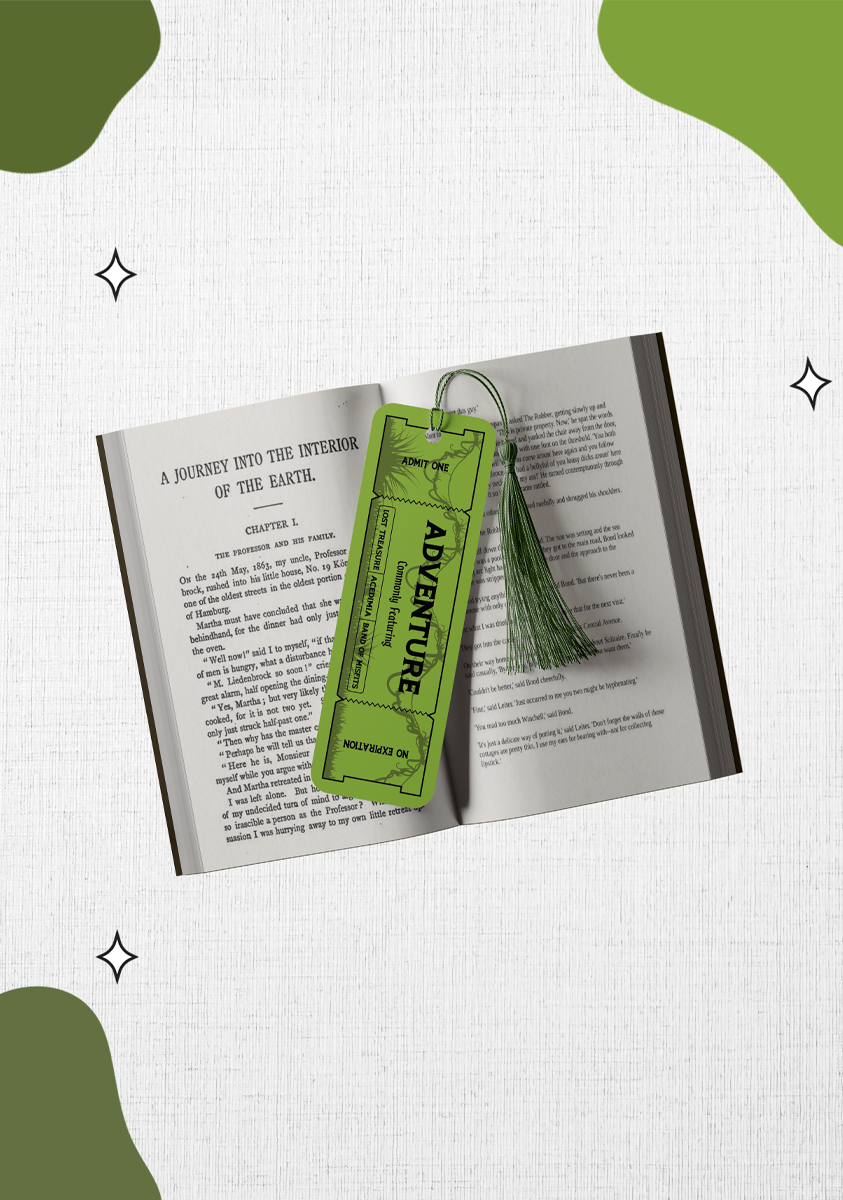 Ticket to Another World – Adventure Bookmark