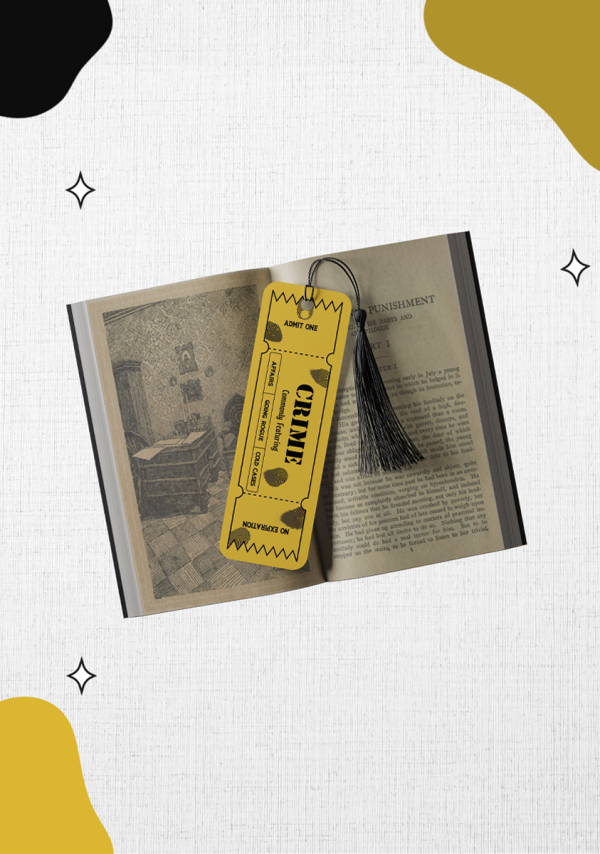 Ticket to Another World - Crime Bookmark