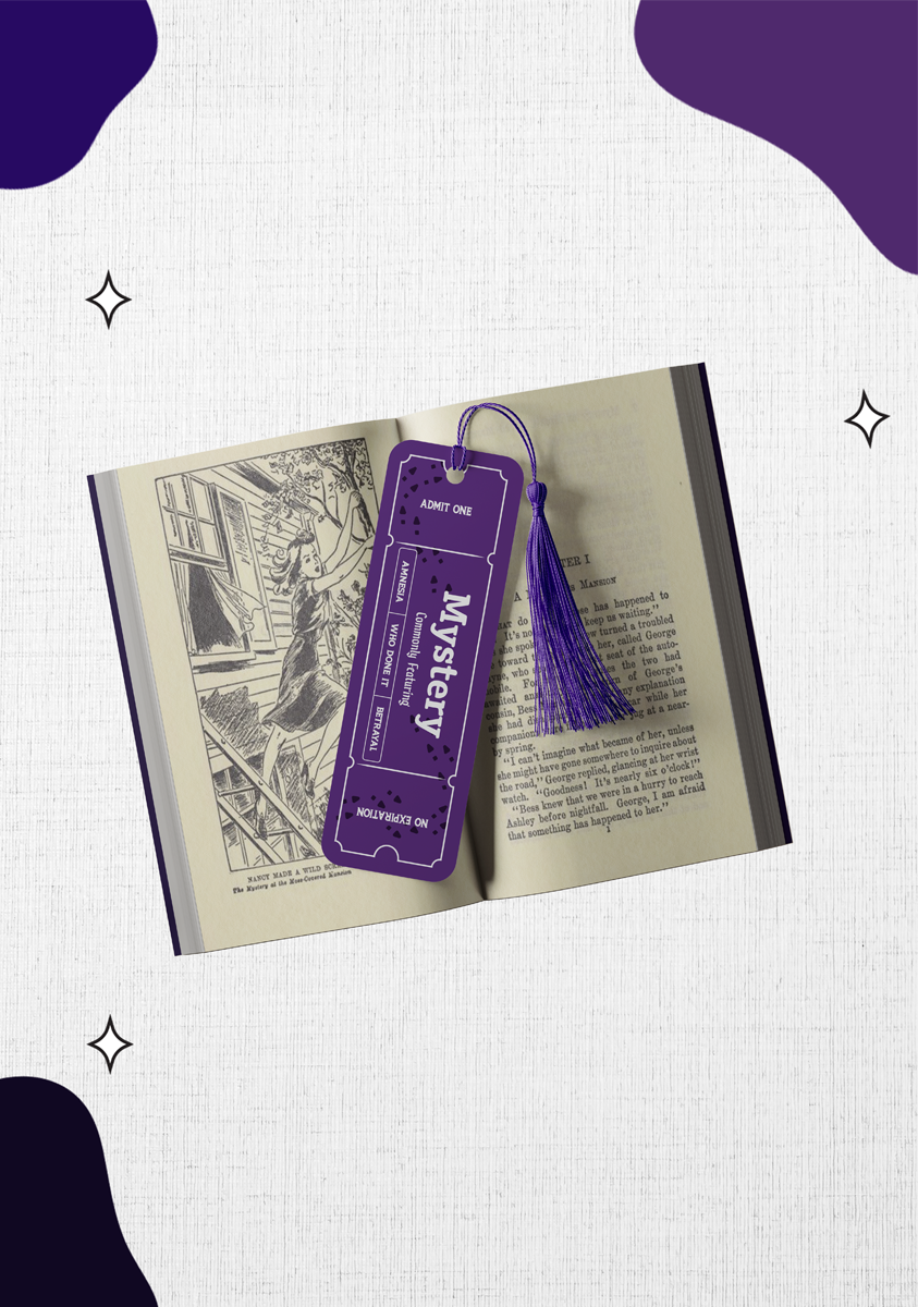 Ticket to Another World – Mystery Bookmark