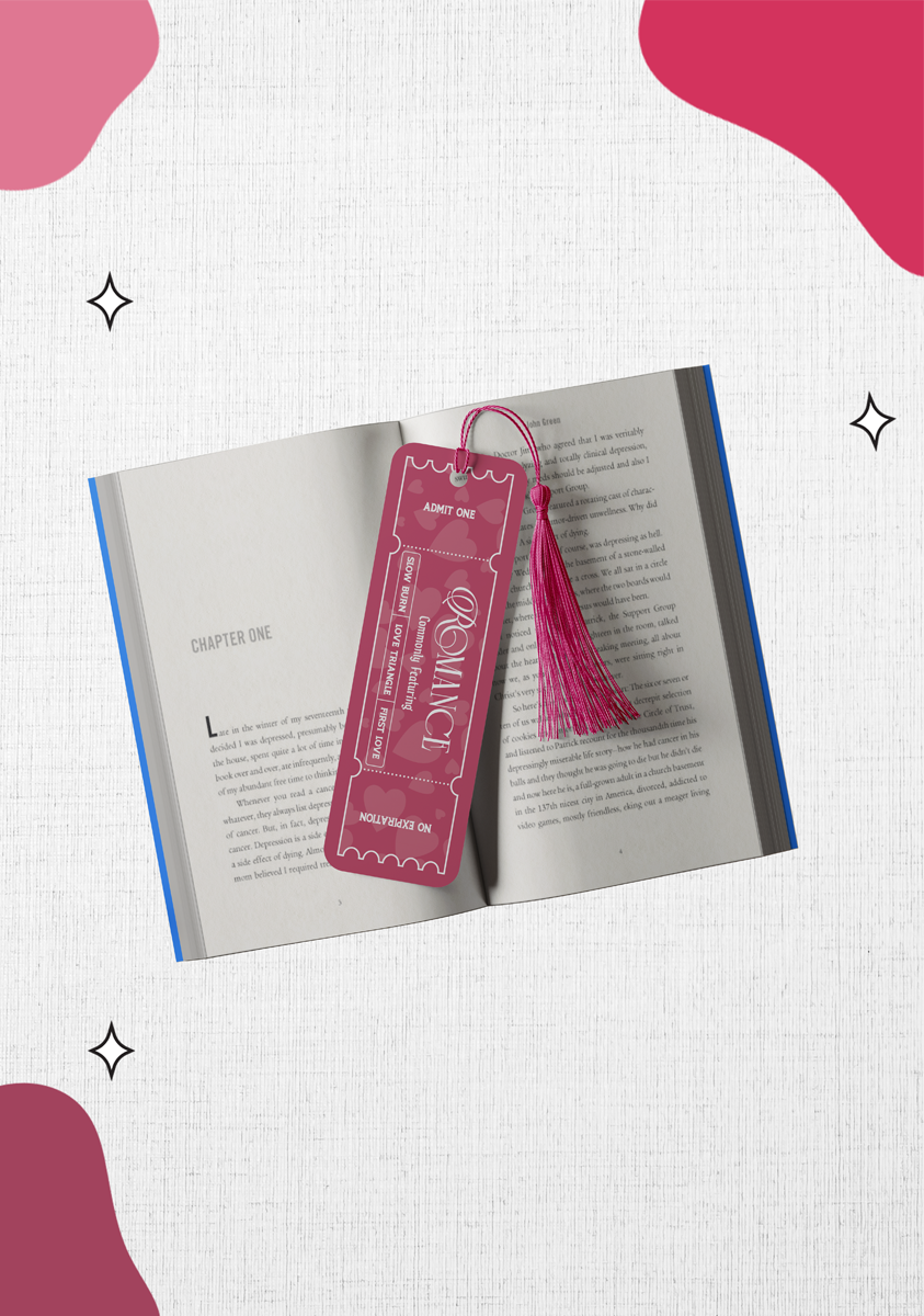 Ticket to Another World – Romance Bookmark