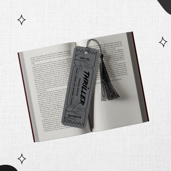 Ticket to Another World - Thriller Bookmark