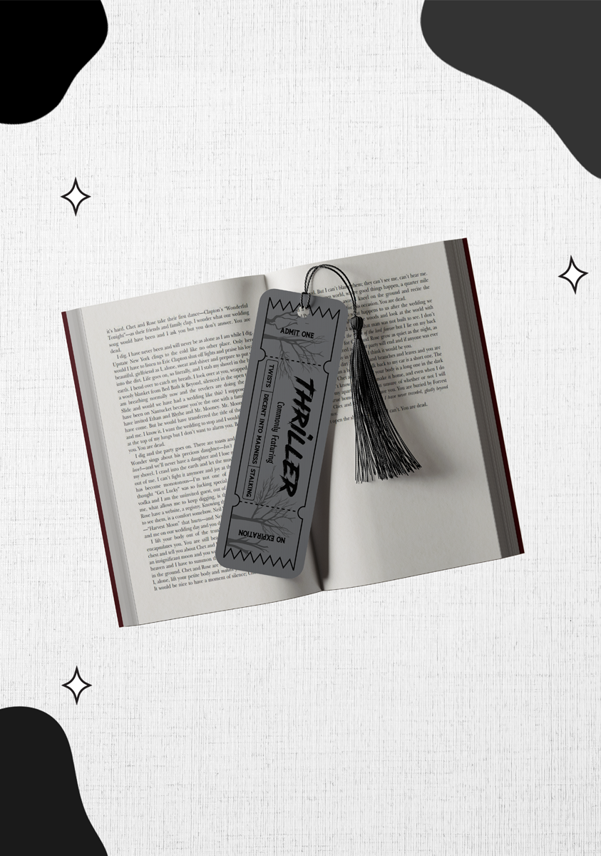 Ticket to Another World – Thriller Bookmark