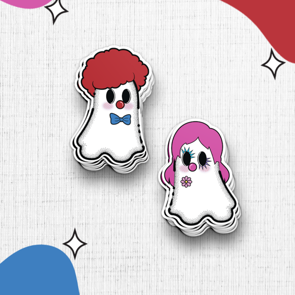 Just Clowning Around - Halloween Sticker Duo