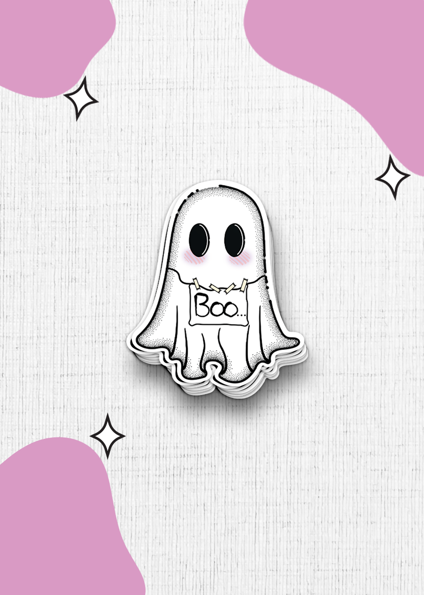Last Minute Costume- Halloween Sticker Duo