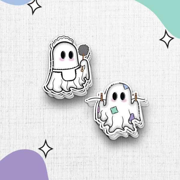 Maid Service - Halloween Sticker Duo