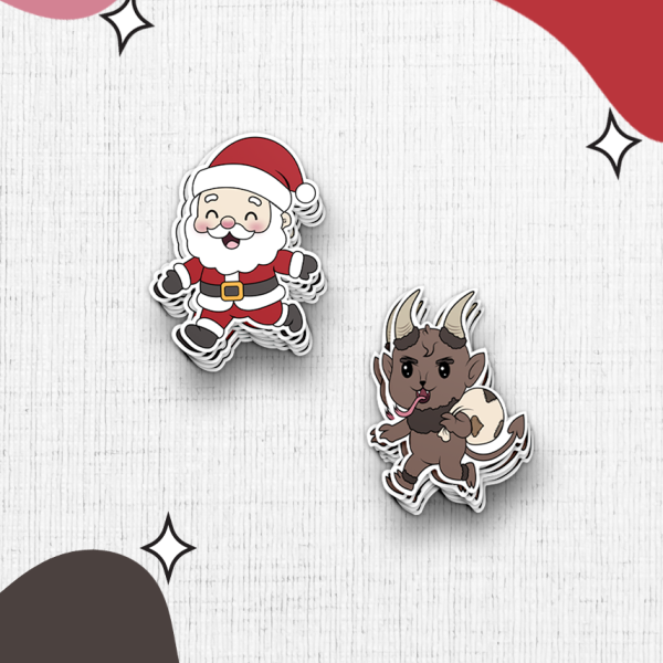 Christmas Characters - Christmas Cryptid Duo