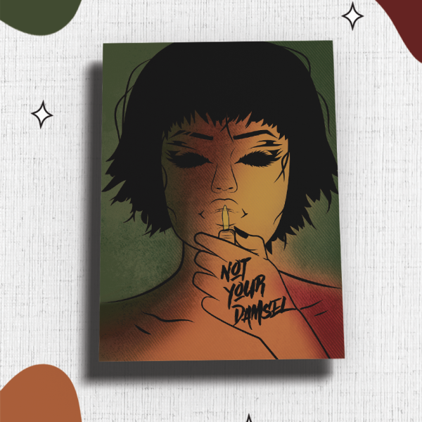 Like a Girl Art Prints - Not Your Damsel