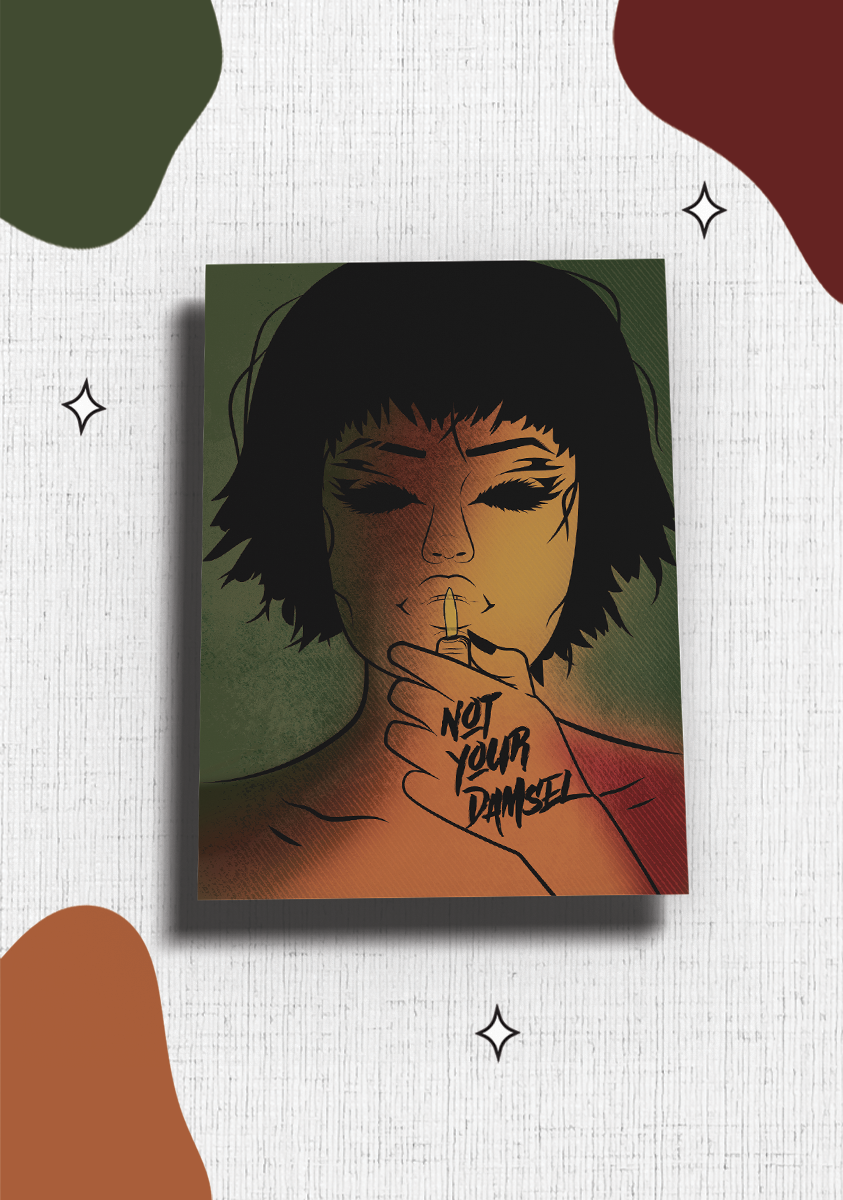 Like a Girl Art Prints – Not Your Damsel