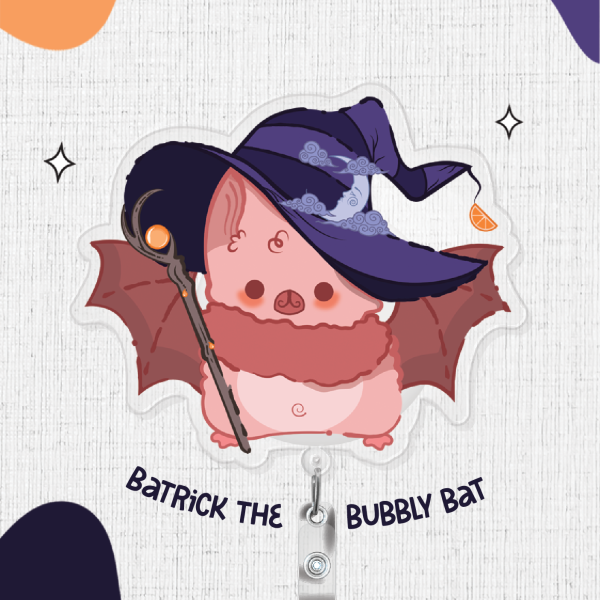 Batrick the Bubbly Bat - Badge Reel