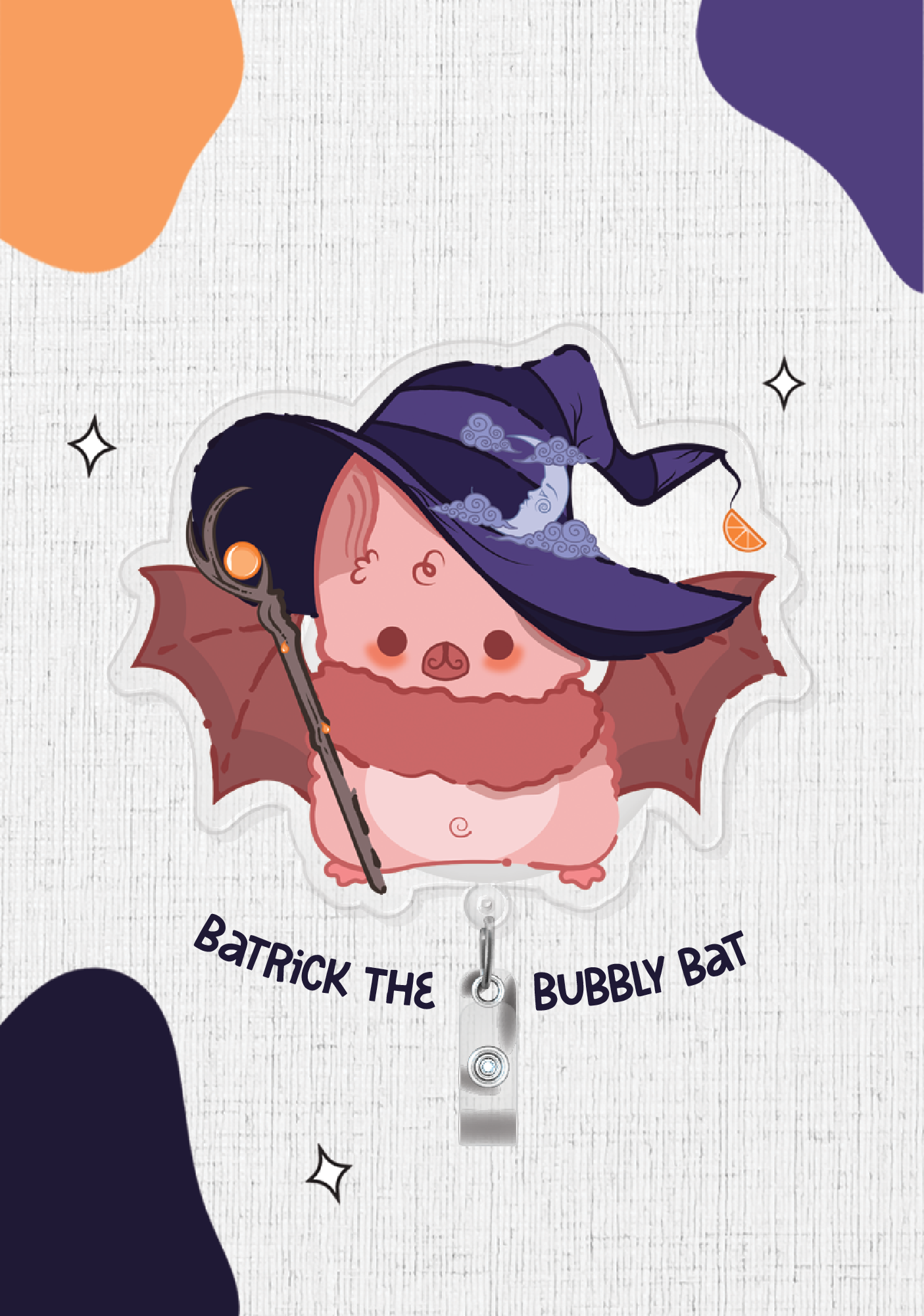 Batrick the Bubbly Bat – Badge Reel