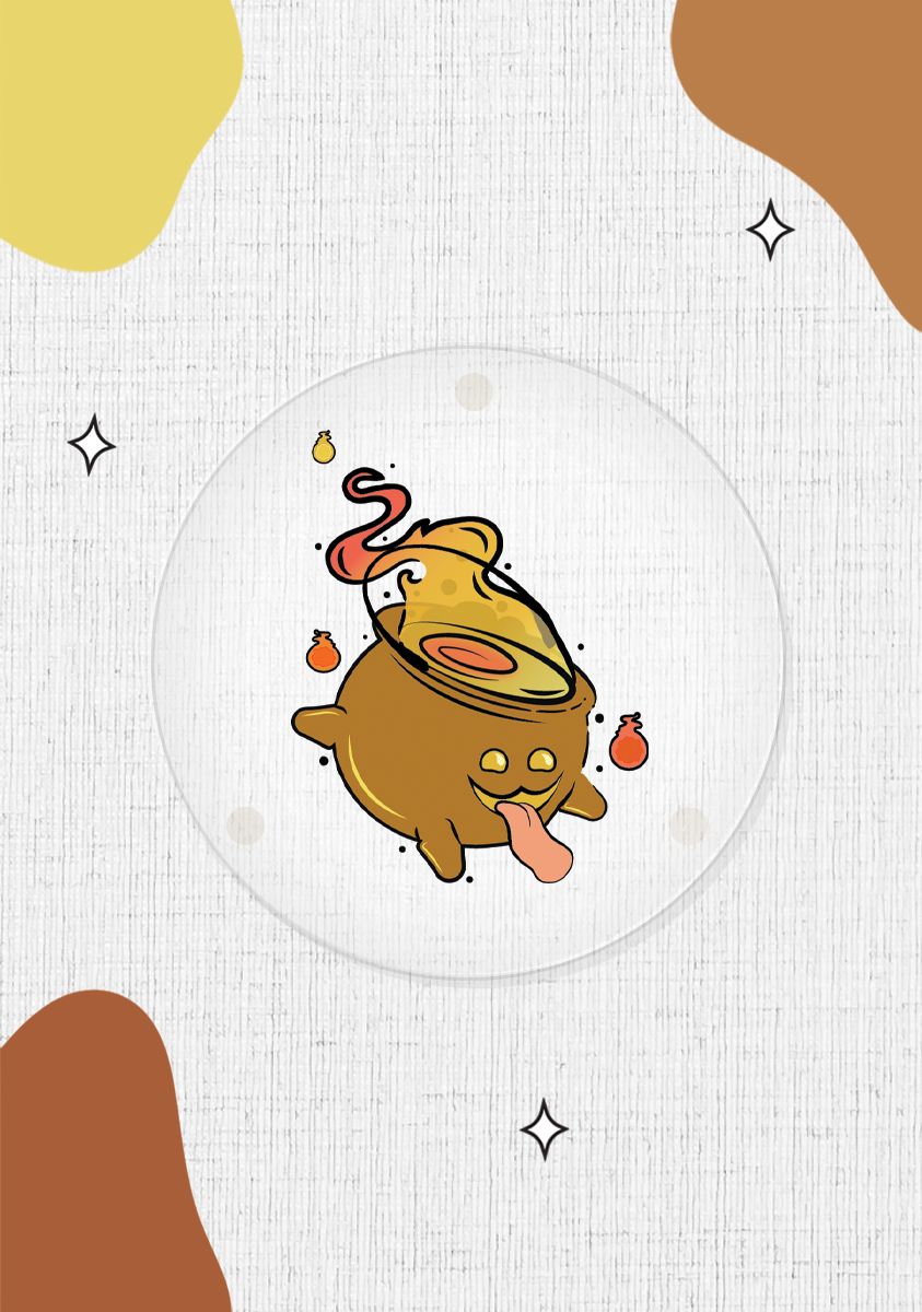 Cauldron Pal Coasters – Giddy Gold