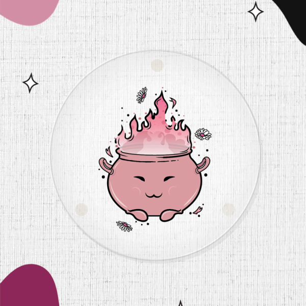 Cauldron Pal Coasters- Pampered Pink