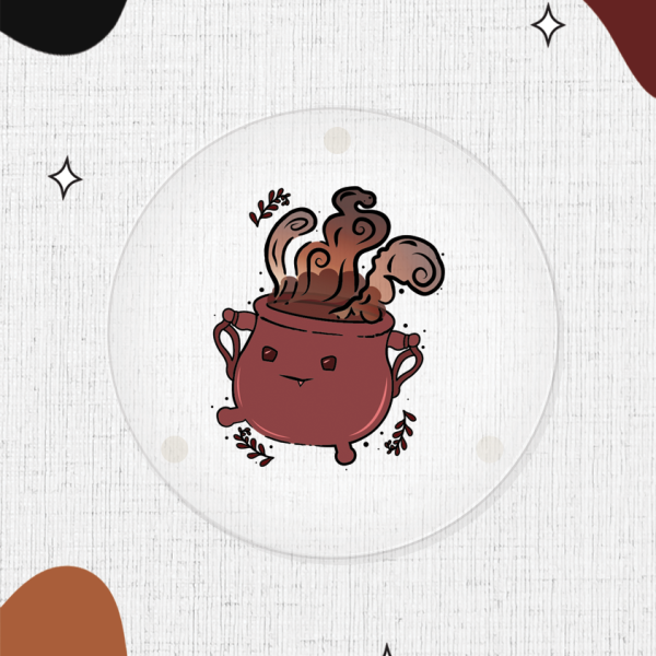 Cauldron Pal Coasters - Rowdy Red