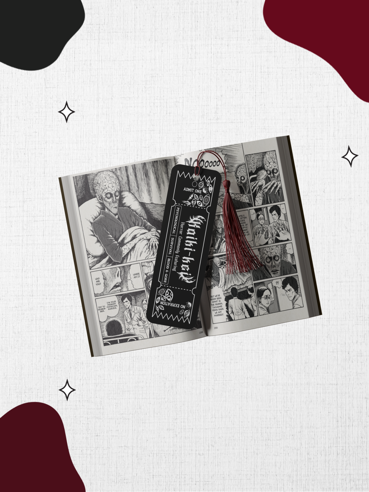 Ticket to Another World – Kaiki Kei – Horror Manga Bookmark