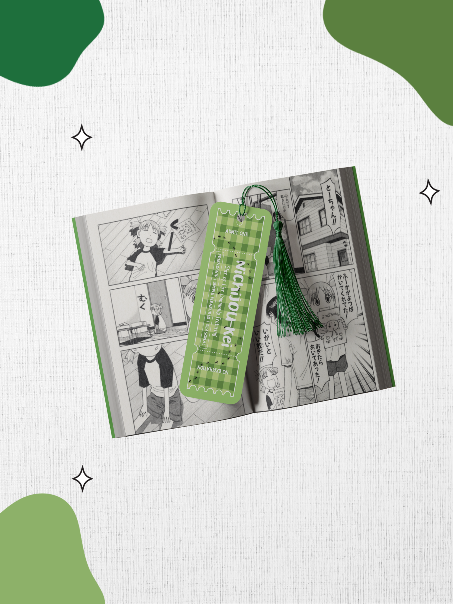Ticket to Another World – Nichijou-Kei – Slice of Life Manga Bookmark
