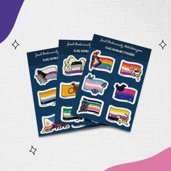 Flag Familiar Sticker Sheets
