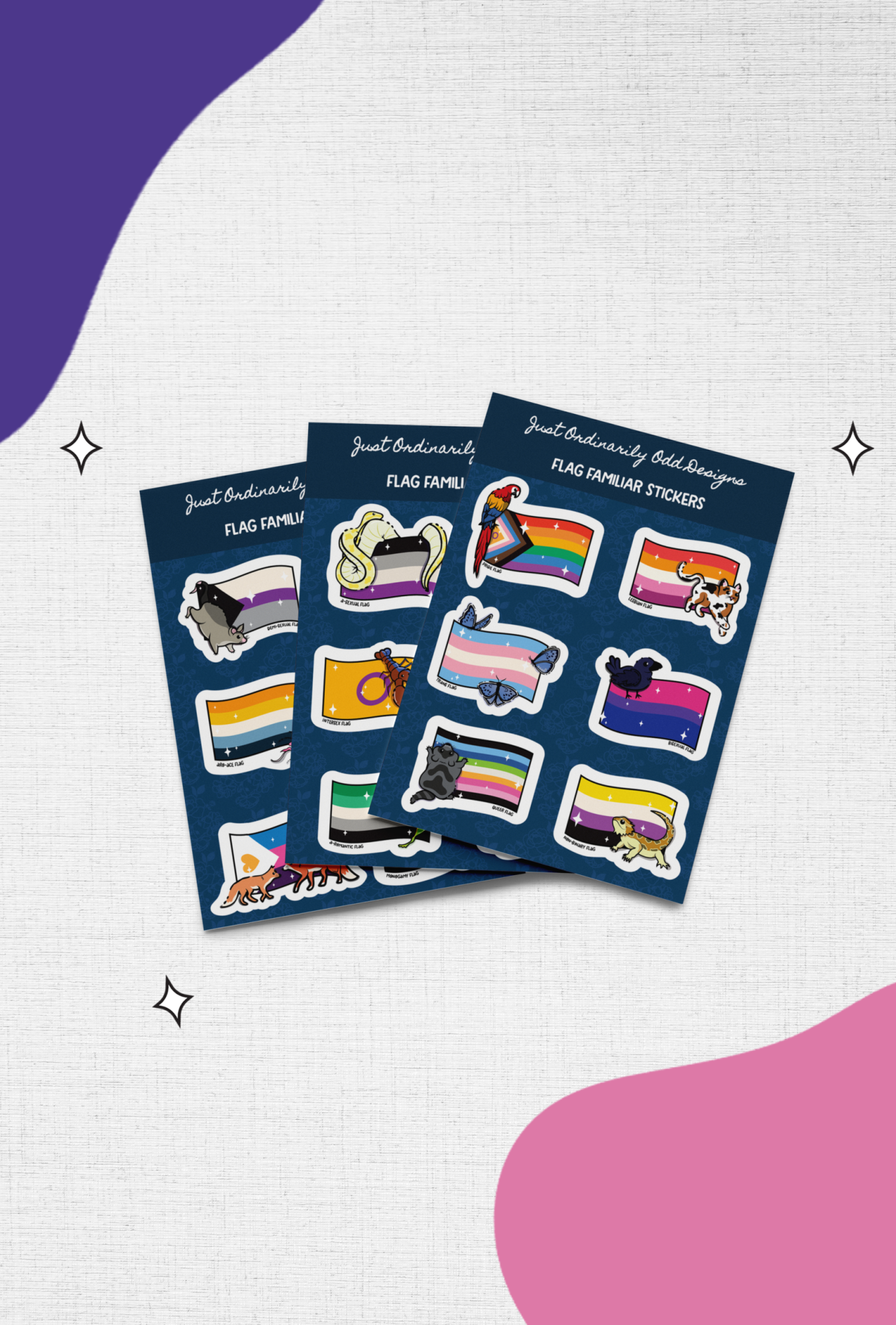 Flag Familiar Sticker Sheets