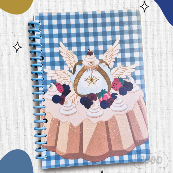 There's Something in My Angel Food-Cake - Culinary Cryptid Angel Notebook