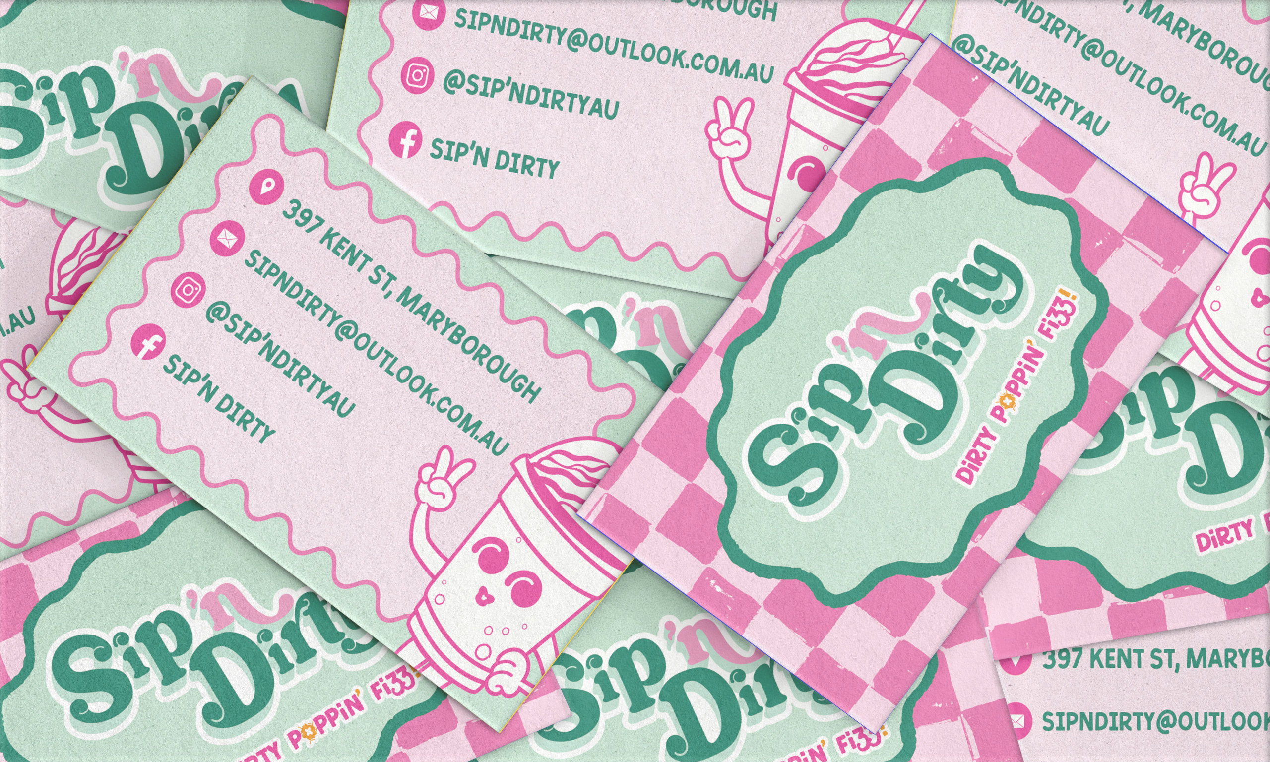 Businesscard Many Flatlay