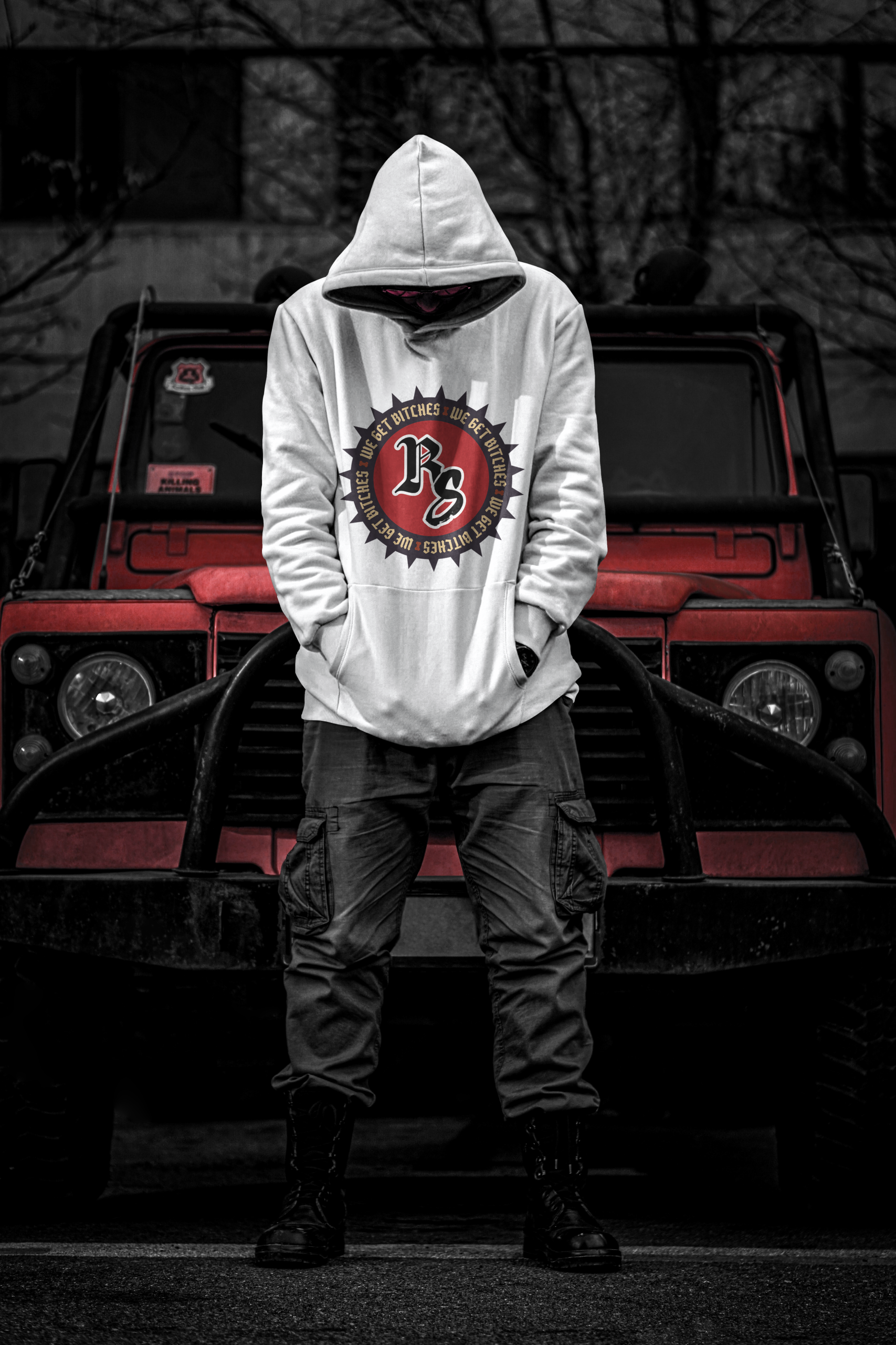 Hoodie with Badge