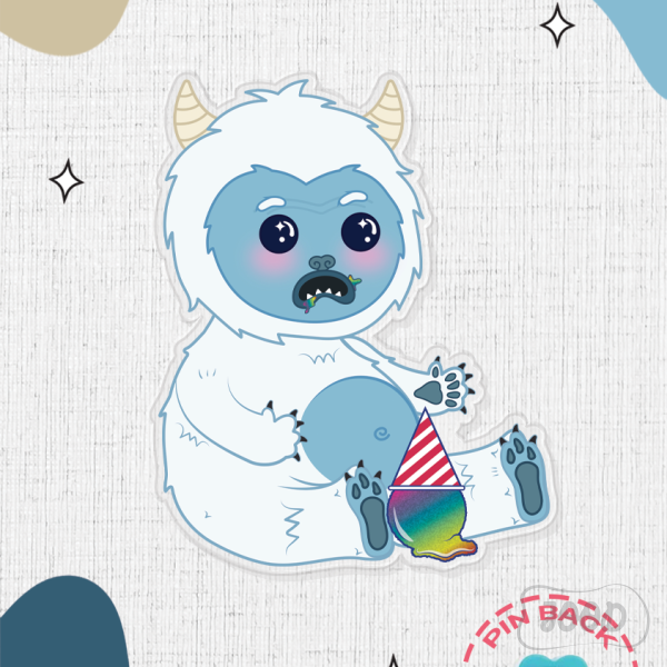 More like Sad-cone - Yeti Pin